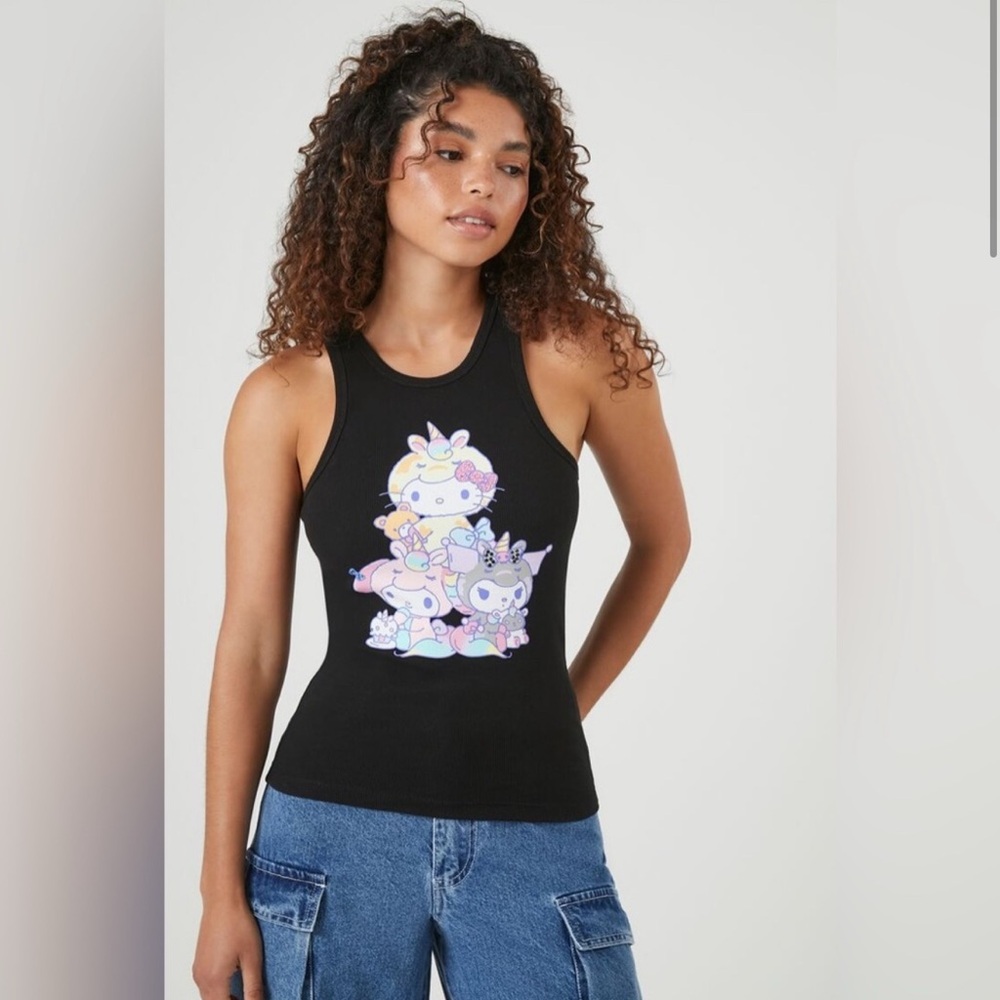 Forever 21 Girls Hello Kitty & Friends Tank Top women’s - Picture 6 of 6
